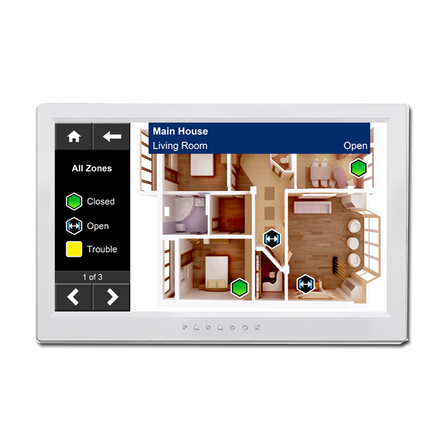 TM70 7" Touch Screen клавиатура бяла