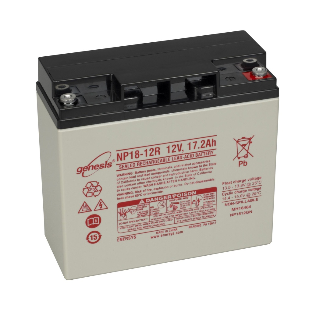 NP18-12, Акумулаторна батерия 12V; 18Ah EnerSys