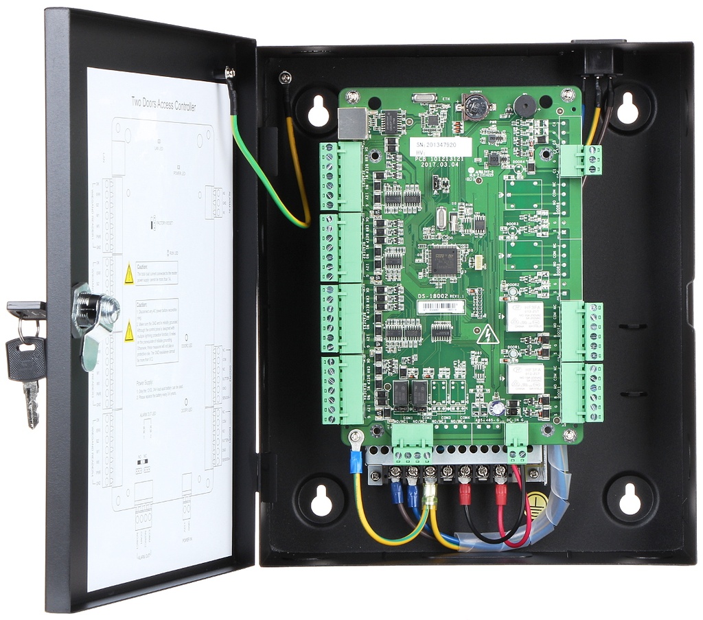 DS-K2802, Контролер  за 2 врати двустранно