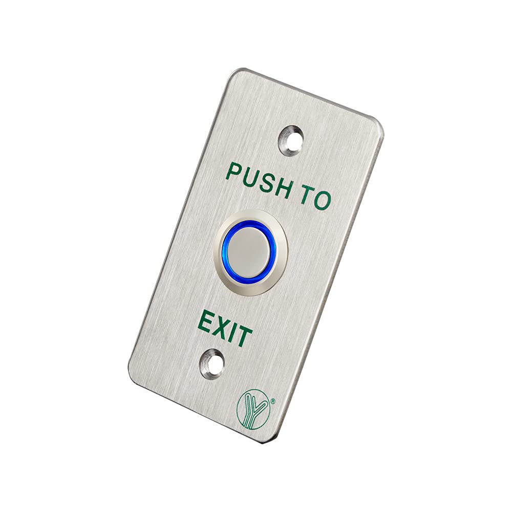 PBK-814B(LED), Бутон "Exit"-механичен, метален за 