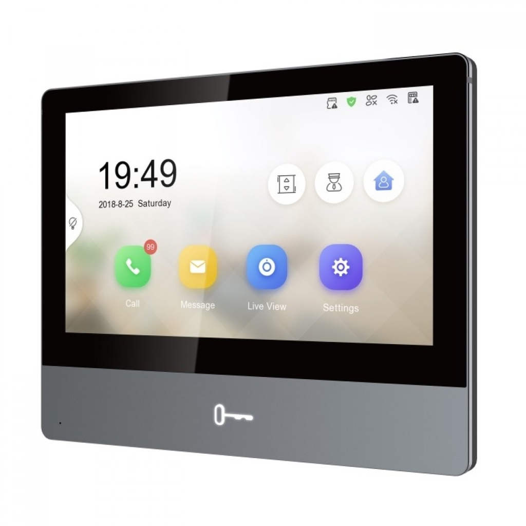 DS-KH8350-WTE1, видео домофон 7" Touch-Screen мони