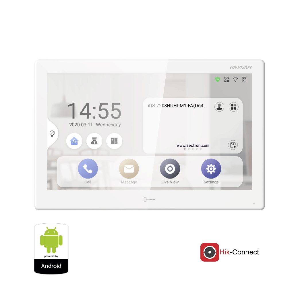 DS-KH9510-WTE1(B),10'' touch-screen панел