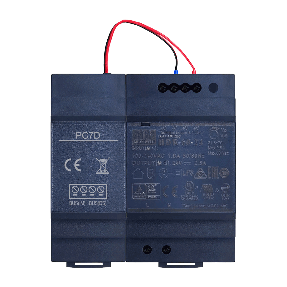 PC7D,Захранване за DH двупроводна система