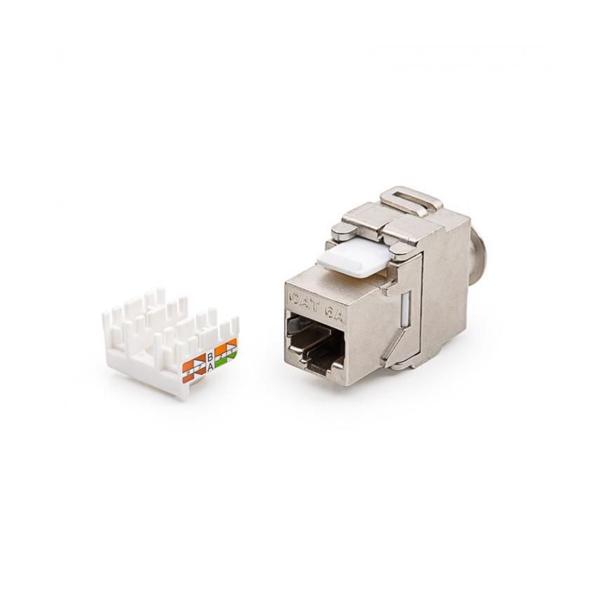 KEJ-CEA-S-10G, гнездо екранирано,Cat.6A/EA, RJ45/s