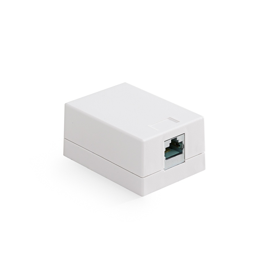 KE-SMB01-W,Кутия 1p / 1 кийстон,откр.монт.,празна
