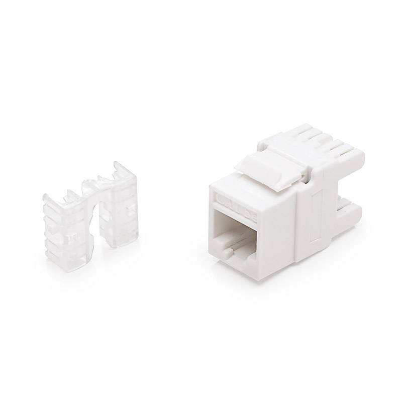 KEJ-C5E-U-WH,гнездо неекранирано,Cat.5E,RJ45/u,бял