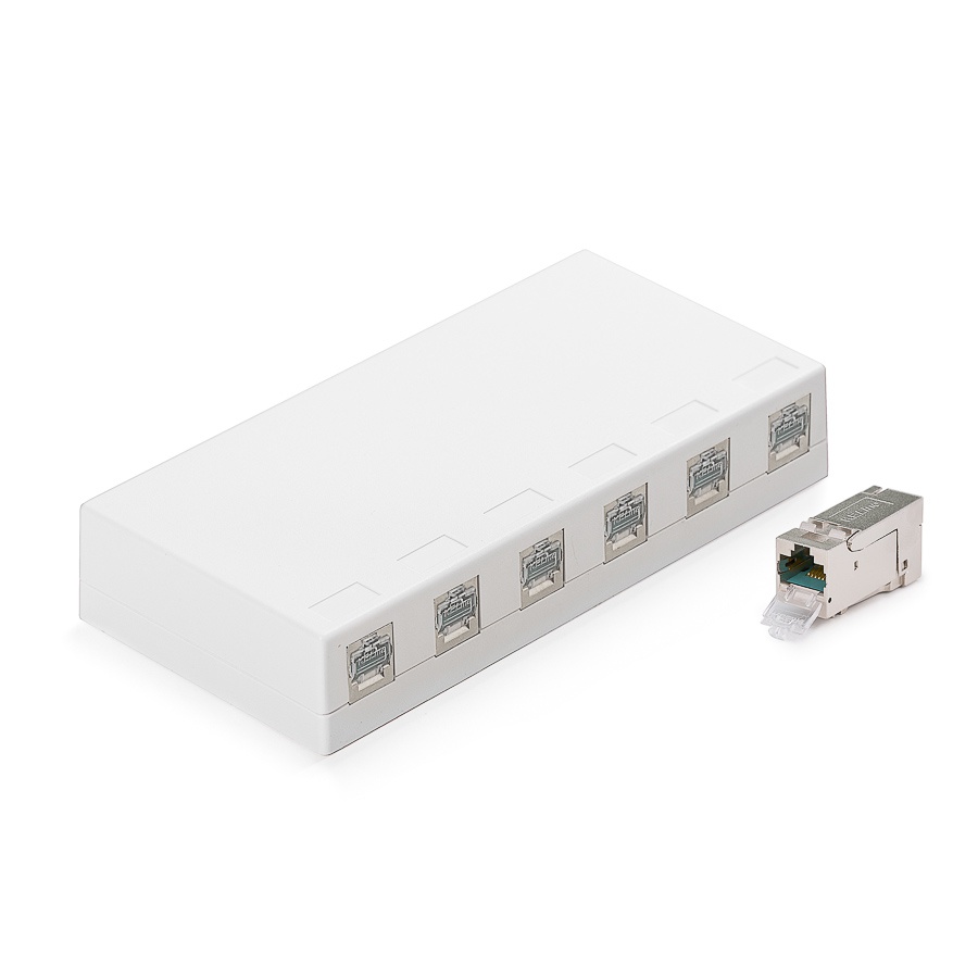 KE-SMB06-W Surface box,6 ports,empty