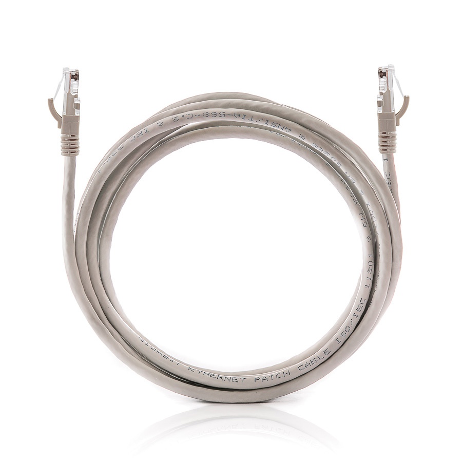 PC-C6-S-050,пач корда STP екр. Cat.6, 5 м, сив 