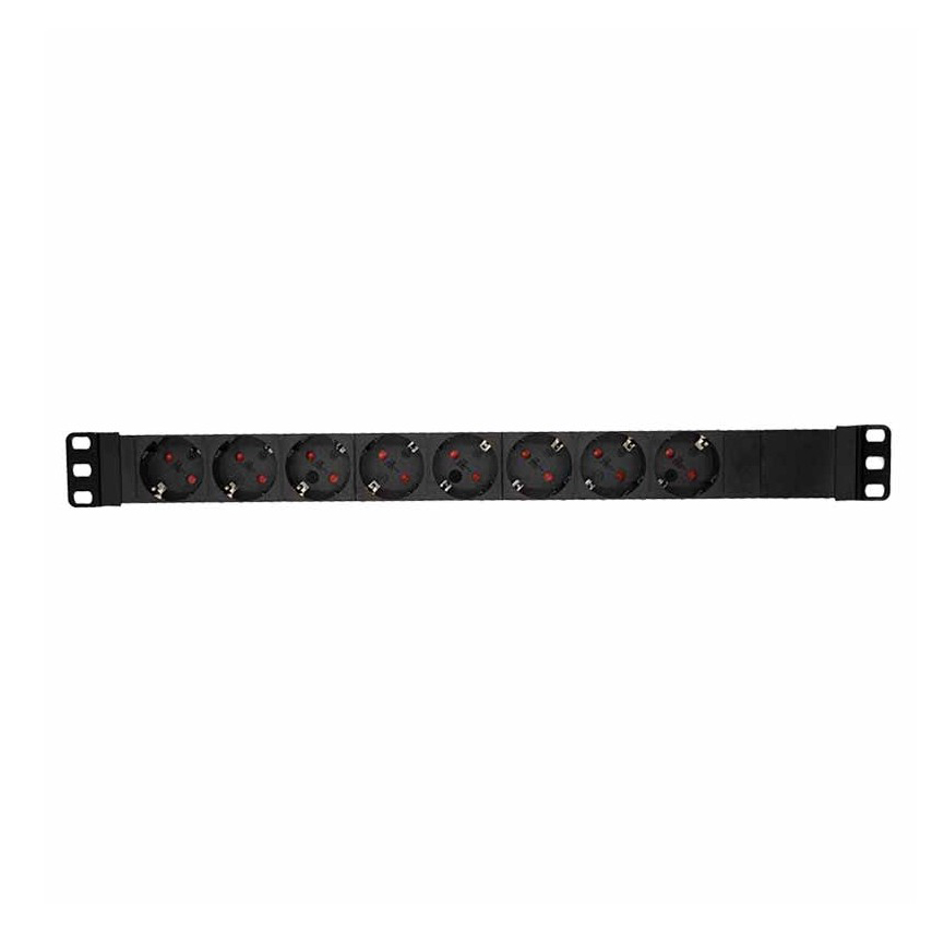 F082PR8A/F081PR8A ,19"Разкл.8 гнезда Alum.шуко