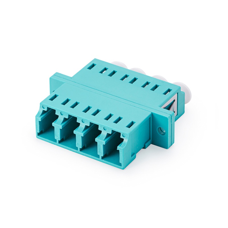 KE-LC-MM-AQ,LC-LC Duplex керамичен адаптер, OM3