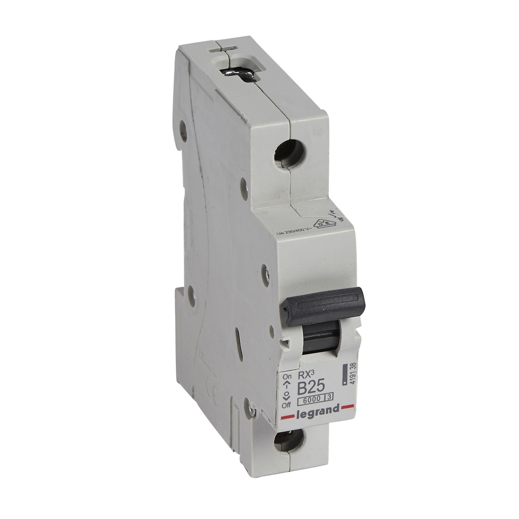 LG-419138, Мини АП RX3 1Р 25A крива B 6kA