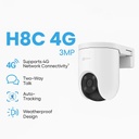 4G LTE безжична управляема IP камераДен/Нощ, 3 MP