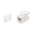 KEJ-C5E-U-WH,гнездо неекранирано,Cat.5E,RJ45/u,бял
