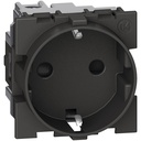 KG4141, Контакт ШУКО 2P+E2 мод.16A дет.защ.цв.Чере