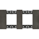 KA4802M2NG, Рамка 2x2 мод. метална цвят Космос (Sp