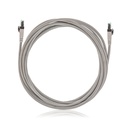 KEL-C6A-P-100,пач корда STP екр. Cat.6ᴀ 10 м, сив 