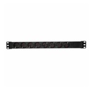 F082PR8A/F081PR8A ,19"Разкл.8 гнезда Alum.шуко