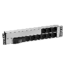 F082PR9SA, 19" разкл. 9 гнезда, Alum. Шуко Т