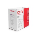 KECCTVS25-Eca-RLX,CCTV FTP, екран.кабел,5E,305 м